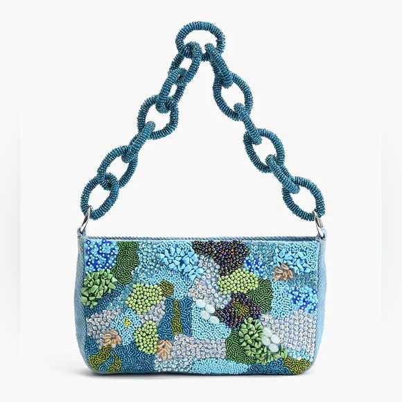 America and Beyond Blue Lagoon Glam Shoulder Bag - Picture 1 of 10